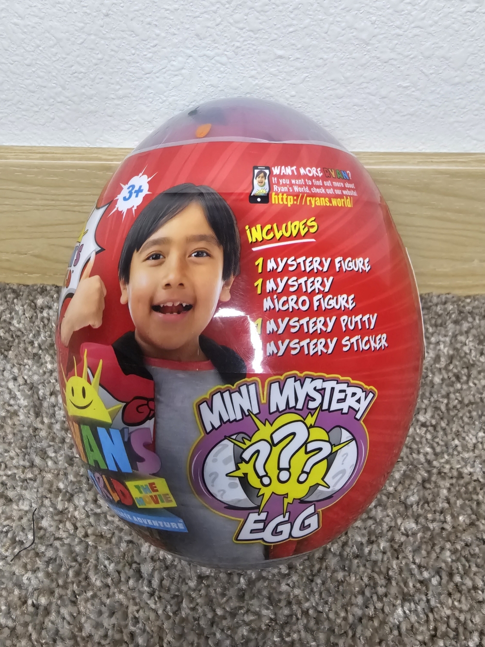 Ryan's World Mini Mystery Egg Toy - Red